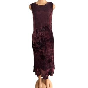 Vintage Y2K Vintage Boutique For Country Wear Boho Velvet Dress Beaded